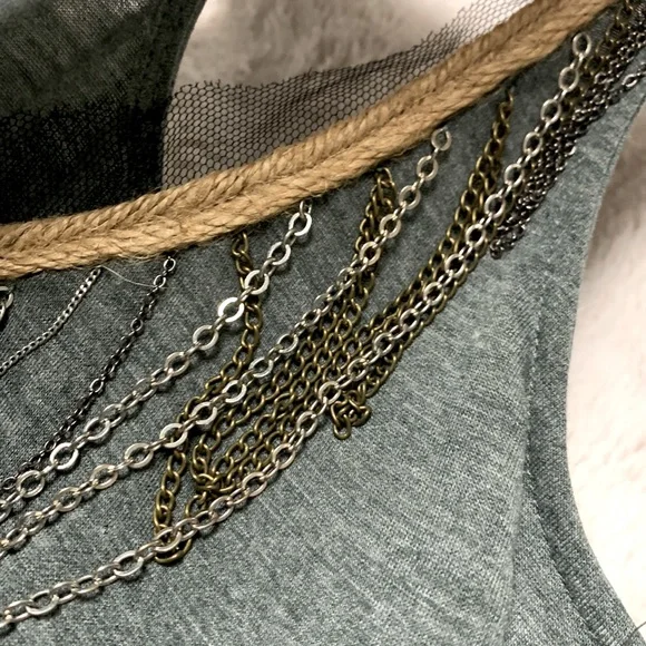 Charlotte Russe embellished racerback tank - Picture 4 of 9